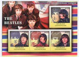Block "The Beatles". Zentralafrikanische Republik