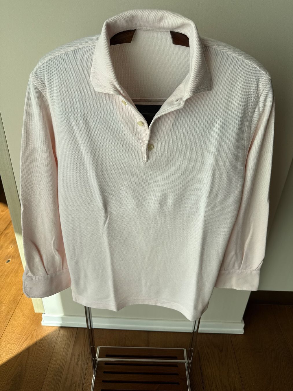 Magliette Polo: POLO SHIRT LANGER ARM- Hell Rosa – Usato da Zürich venduto da SWKA