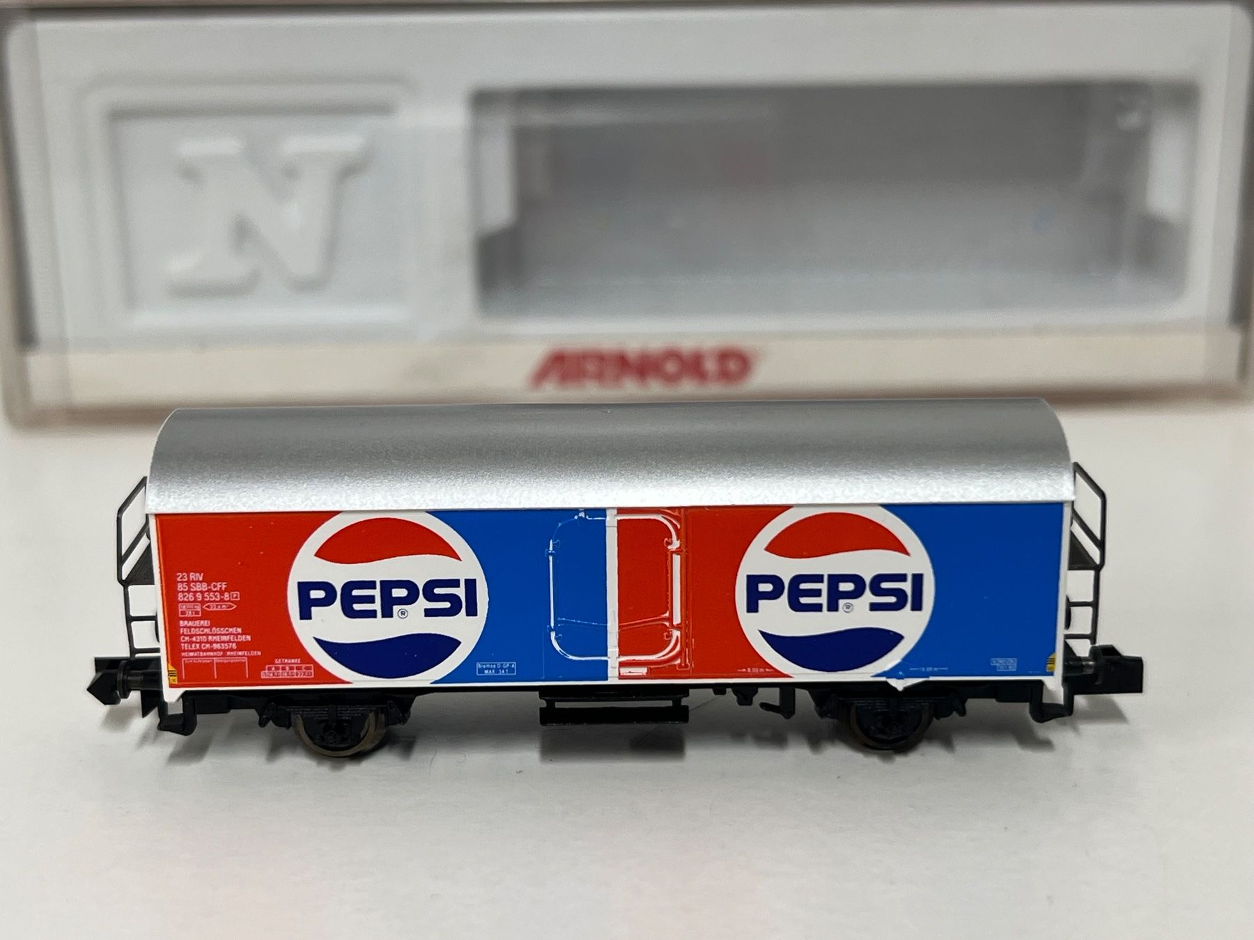 Arnold Modelleisenbahnen: ARNOLD 4553 PEPSI SBB  SPUR N – Gebraucht aus Neuenhof von ludovicco