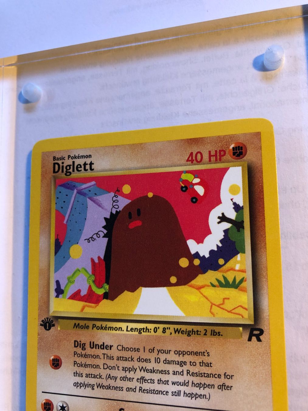 Sammelbilder & Trading cards: Diglett 1st Team Rocket - MINT - ab 1.- – Gebraucht aus Giubiasco von dan_pr8b 3