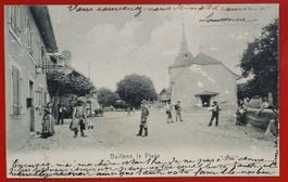 Daillens 1903 - Dorfplatz (La Place)