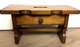 Altes Schemeli Fussschemeli Schemel mit Schublade