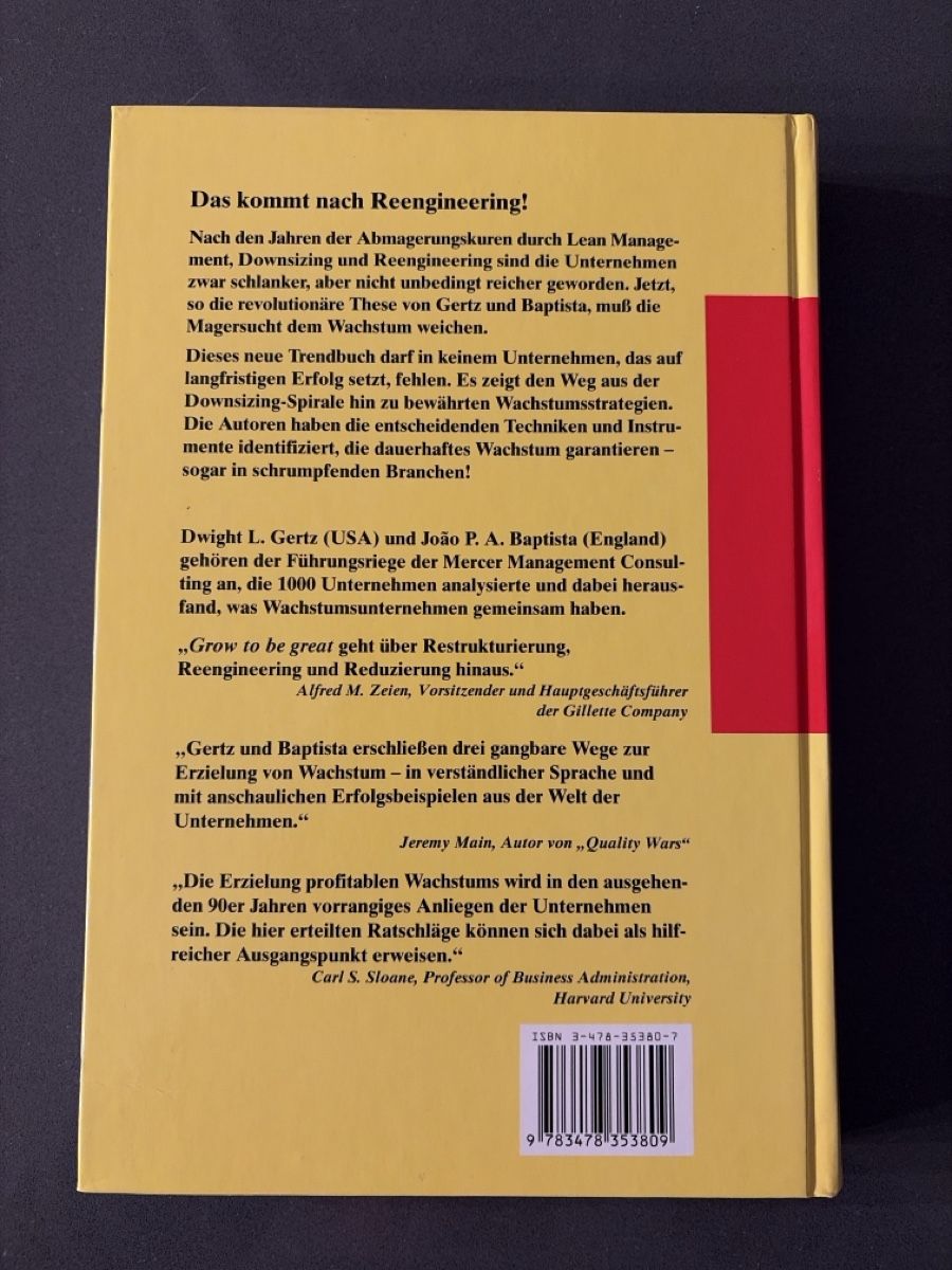 Libri: Grow to be great – Nuovo (secondo la descrizione) da Winterthur venduto da may_7vq8 1