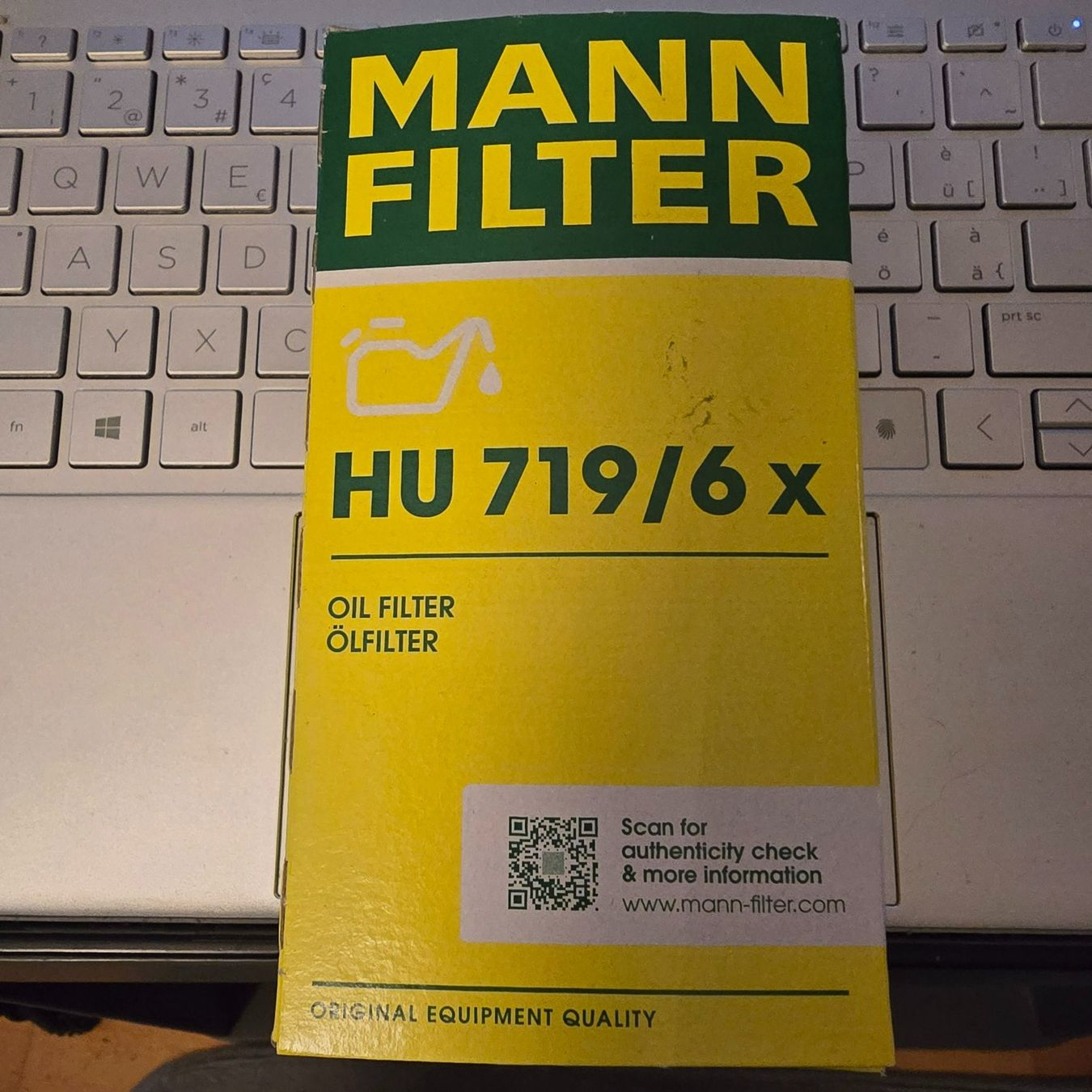 Audi Tutti pezzi di ricambio auto: AUTO MANN-OELFILTER HU 719/6 x – Nuovo e nell'imballaggio originale da Baar venduto da AudiRS32024 2