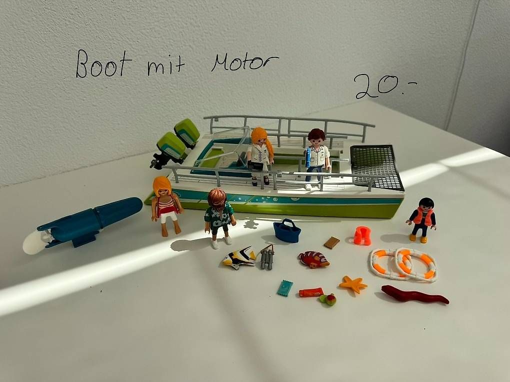Jouets: Playmobil Boot mir Motor – D'occasion à Untersiggenthal par Mannino