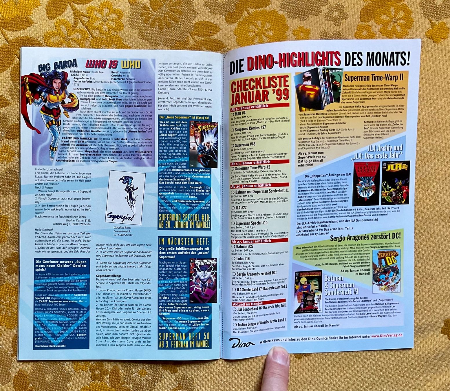 Comics: Superman Heft Nr 43 von 1999 – Gebraucht aus Endingen von nathan05 8
