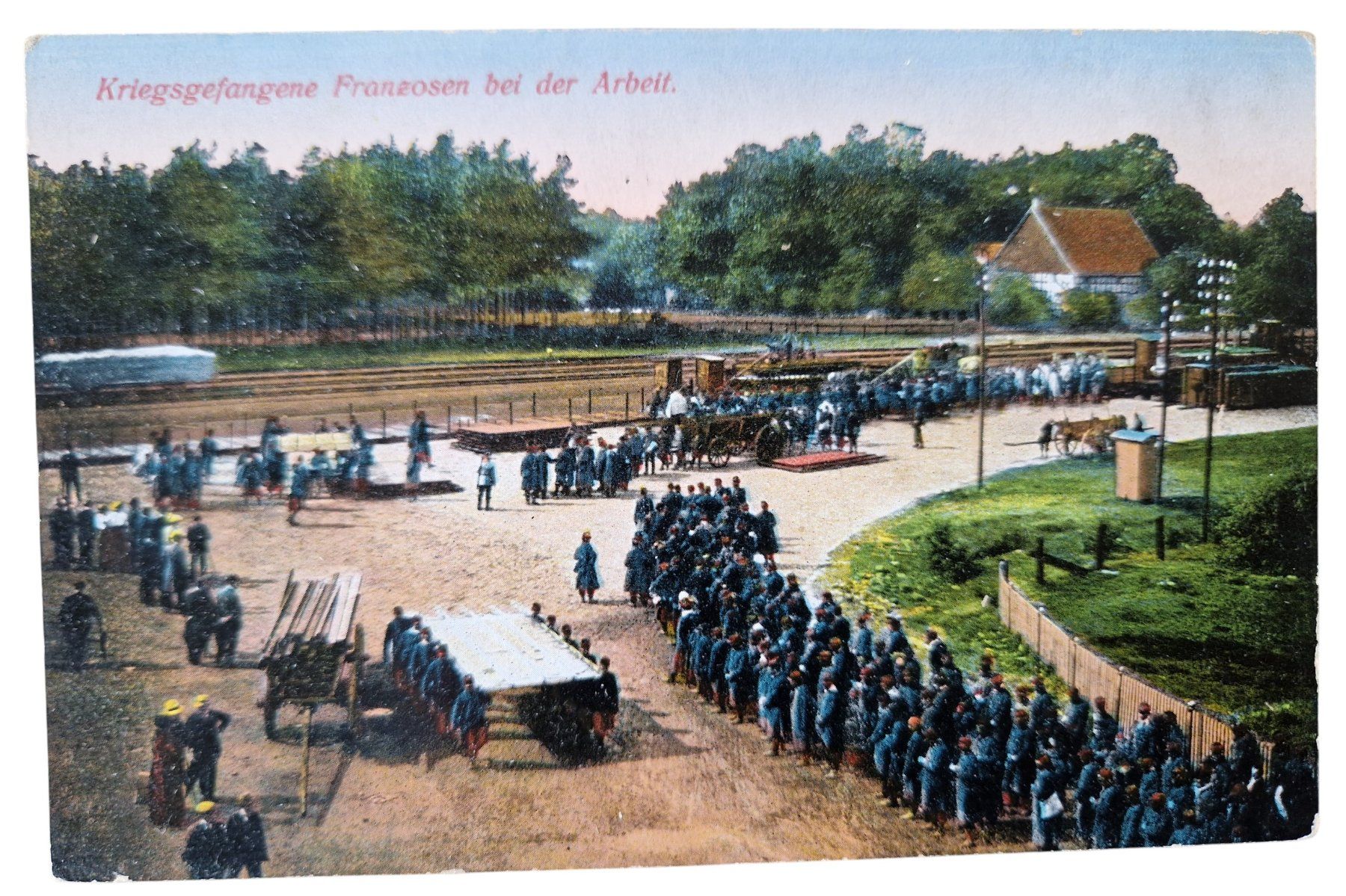 Cartoline postali: Ansichtskarte 1. Weltkrieg Kriegsgefangene – Usato da Mörschwil venduto da aik_x8mc