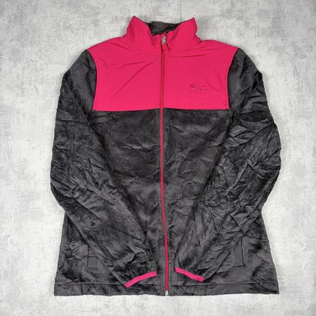 Veste Fila polaire rose/gris taille S 