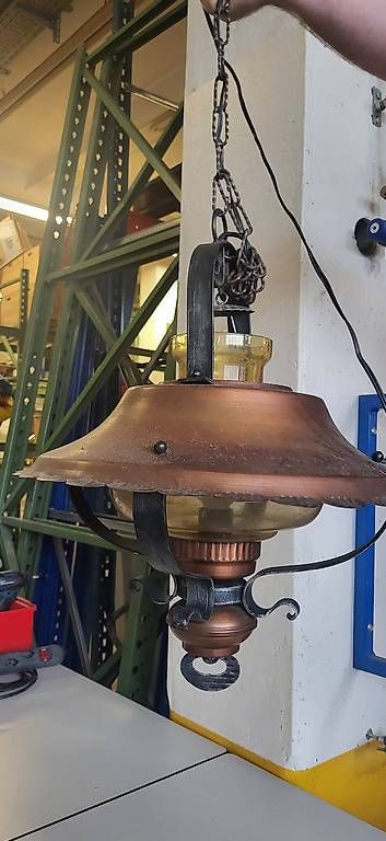 Lampade: Antike Stubenlampe Kupfer – Usato da Rheineck venduto da inf_kv7d