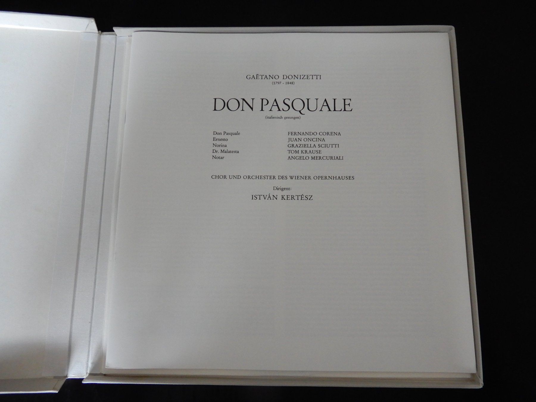 Schallplatten: Don Pasquale – Gebraucht aus Erstfeld von Mario_boe0 2