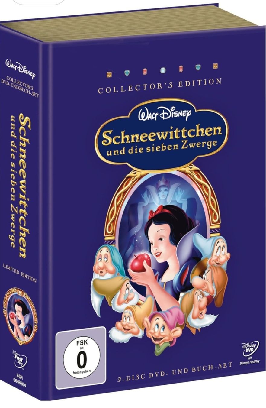 Tutti i DVDs: Disney - SCHNEEWITTCHEN COLLECTOR'S EDITION - 2 DVD s + BUCH – Nuovo (secondo la descrizione) da Aarau venduto da Yeeaaah 3