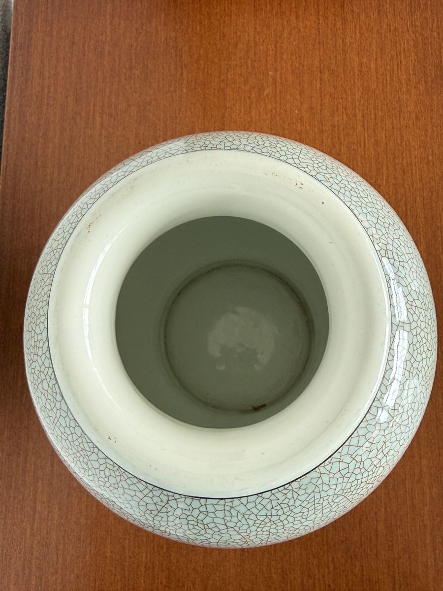 Rosenthal Vasi & Recipienti: Rosenthal Keramik Vase hellblau mit Craquele Optik – Usato da Wettswil venduto da MoeLu 2