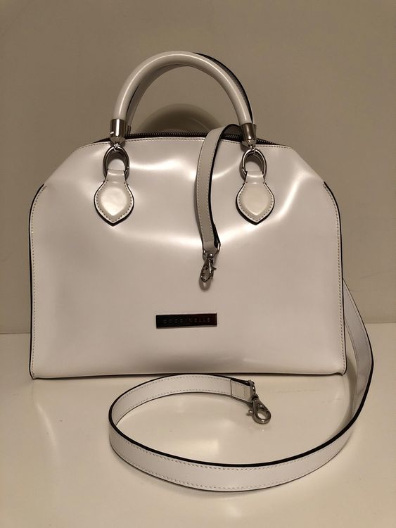 Sac à Main Coccinelle En Cuir Marron – Vintage – Porté épaule – Très Bon état