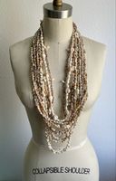 11 versch. Muschel Halsketten Boho Sommer Deko Strandket