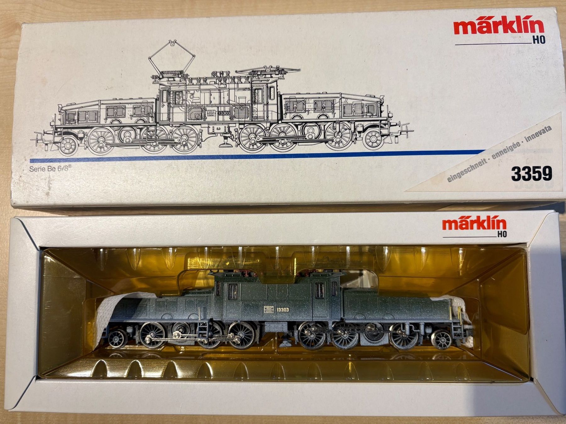 Märklin Trains électriques: Maerklin 3359 Be 6/8III enneigée – Neuf (Voir description) à Corcelles Payerne par Pierre66 6