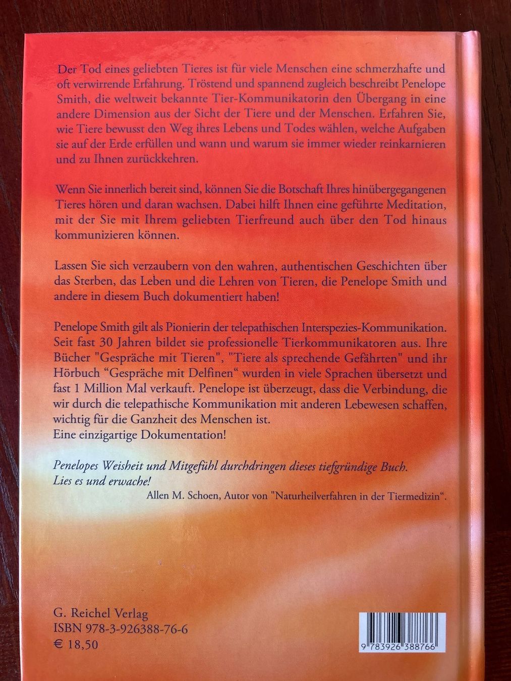 Libri: Tiere erzählen vom Tod  - Penelope Smith – Usato da Benglen venduto da silversun79 1