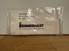 Sommerfeldt 420 Montagelehre für N-Oberleitung