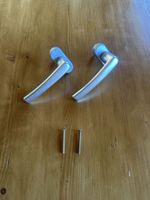 Fenstergriff Set 7x Aluminium silber gebrauchter Zustand