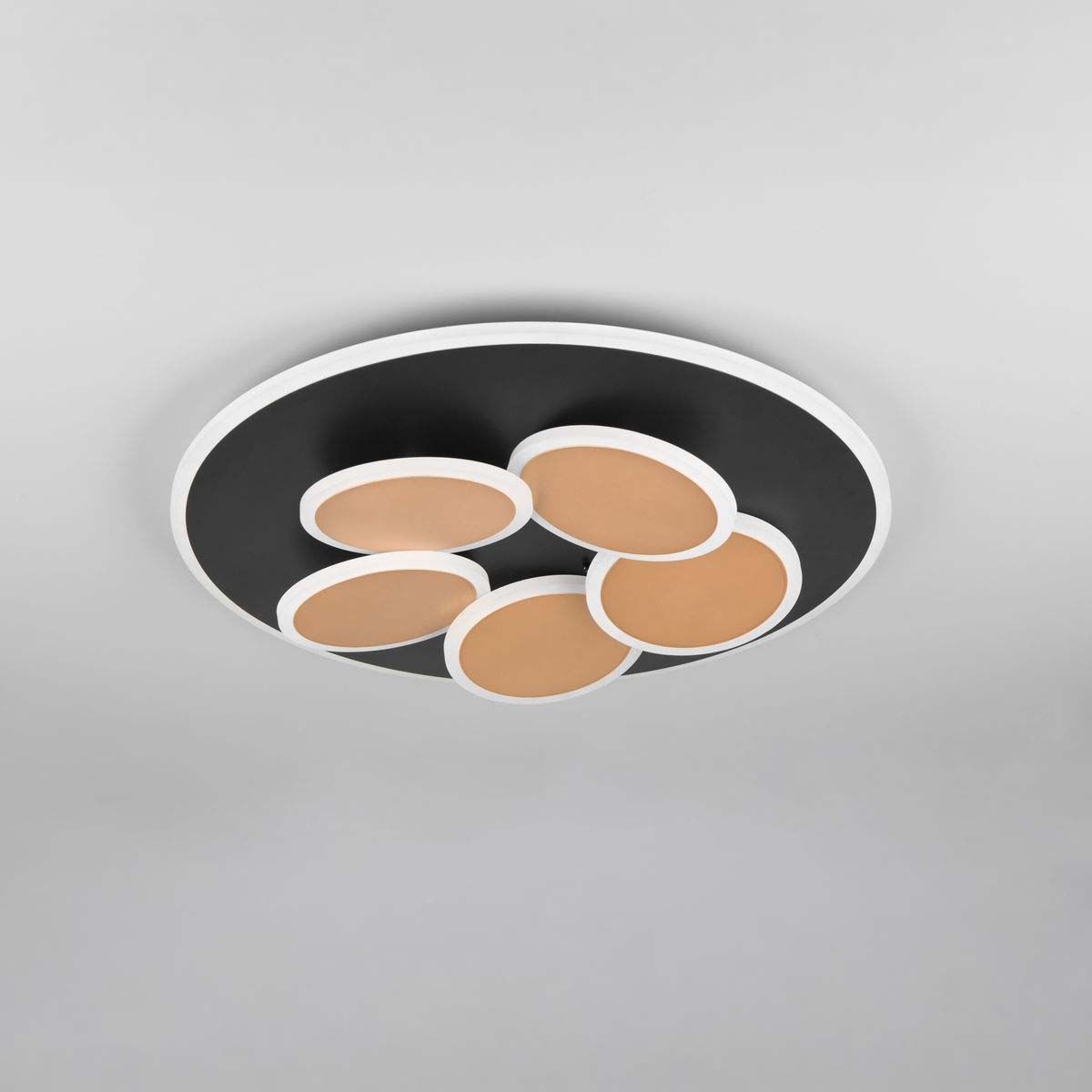 Lampadari & plafoniere: LED Deckenleuchte, Schwarz Gold, 49 cm Ø – Nuovo (secondo la descrizione) da Kreuzlingen venduto da Smart-Light 5