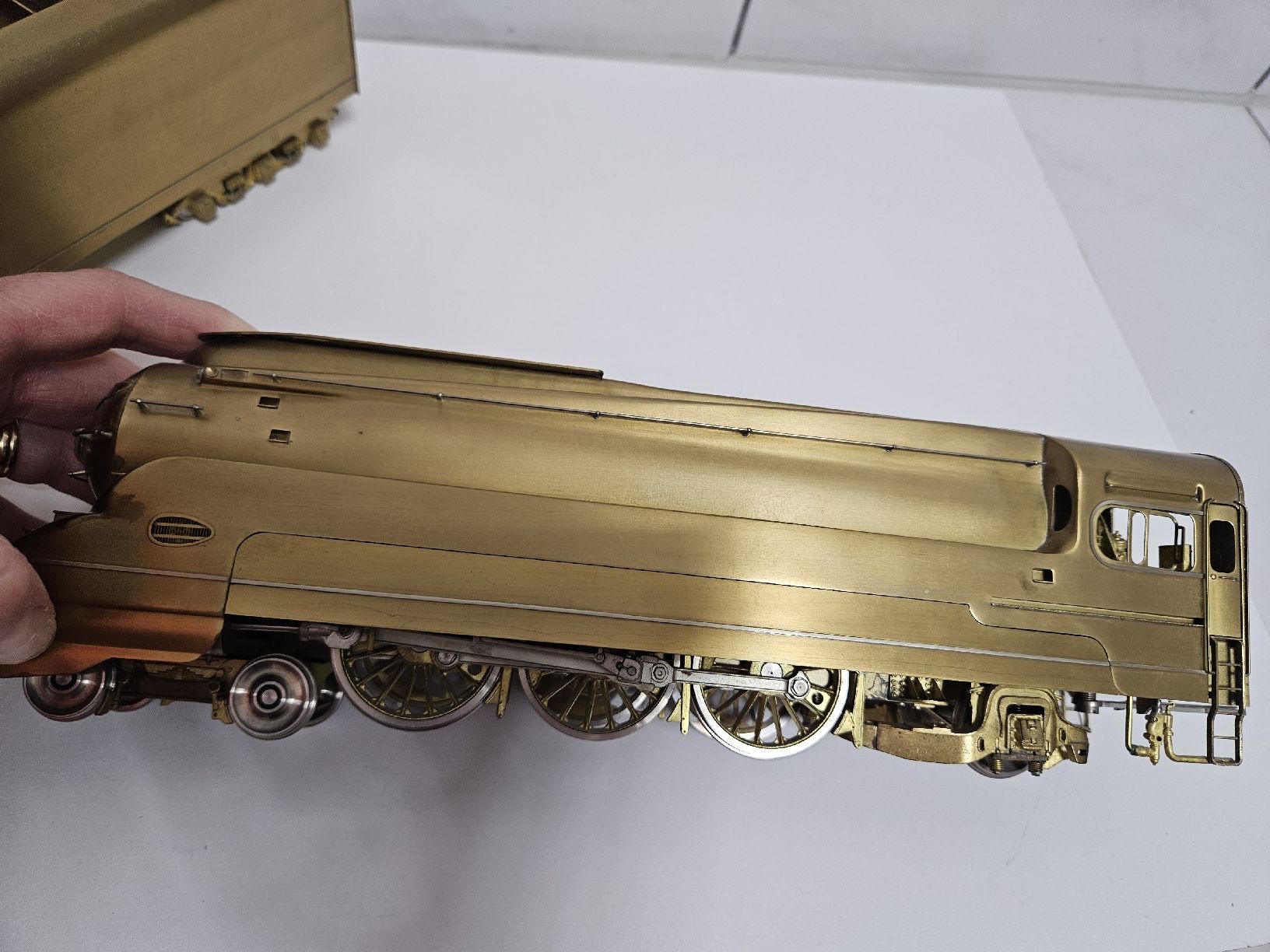 Modellini di ferrovie: Dampflokomotive Alco Models Messing Spur H0 ungetestet – Usato da Schlieren venduto da Bestleo 8