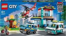 LEGO 60371 City Hauptquartier der Rettungsfahrzeuge