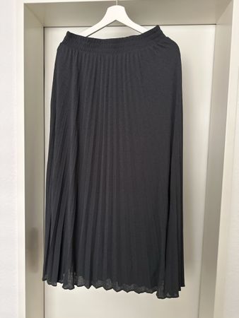 Massimo Dutti Pleated Maxi Skirt - Grösse/Size M