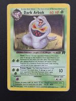 Pokémon Dark Set | Holo Arbok erreur + 4 autres cartes