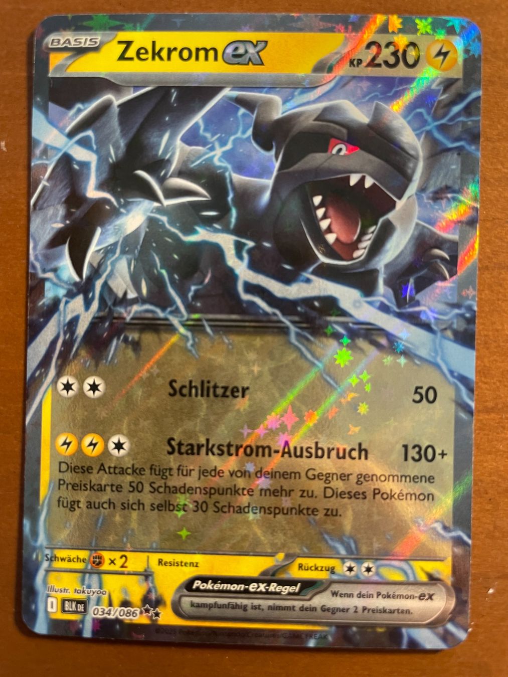 Pokémon Carte collezionabili: Pokemon Zekrom eX (Versand gratis) – Nuovo (secondo la descrizione) da Chur venduto da Angerson