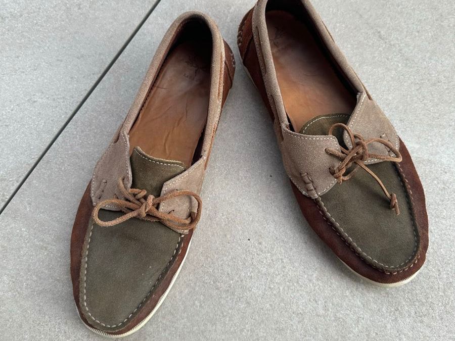 Scarpe da uomo: Boots-Schuhe Wildleder Gr. 43 – Usato da Zürich venduto da SunnySeller