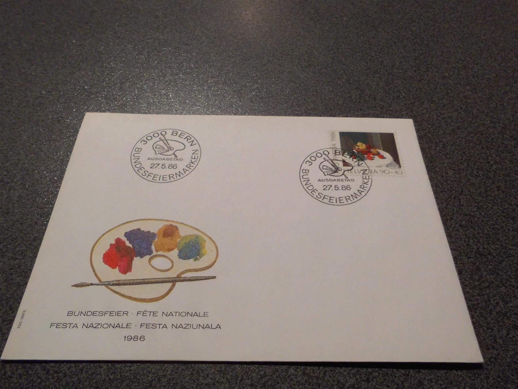 Tutti i francobolli: Briefmarke Bundesfeier 1986, 0.90 – Usato da Zürich venduto da abraxas1291