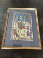 Tableau Ancien Tissu Persan