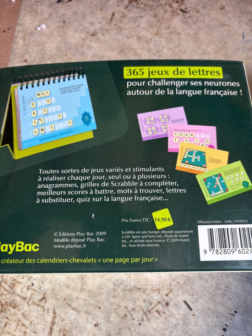 Giochi: Jeu de Scrabble 365 jeux – Usato da Grône venduto da natatou 2