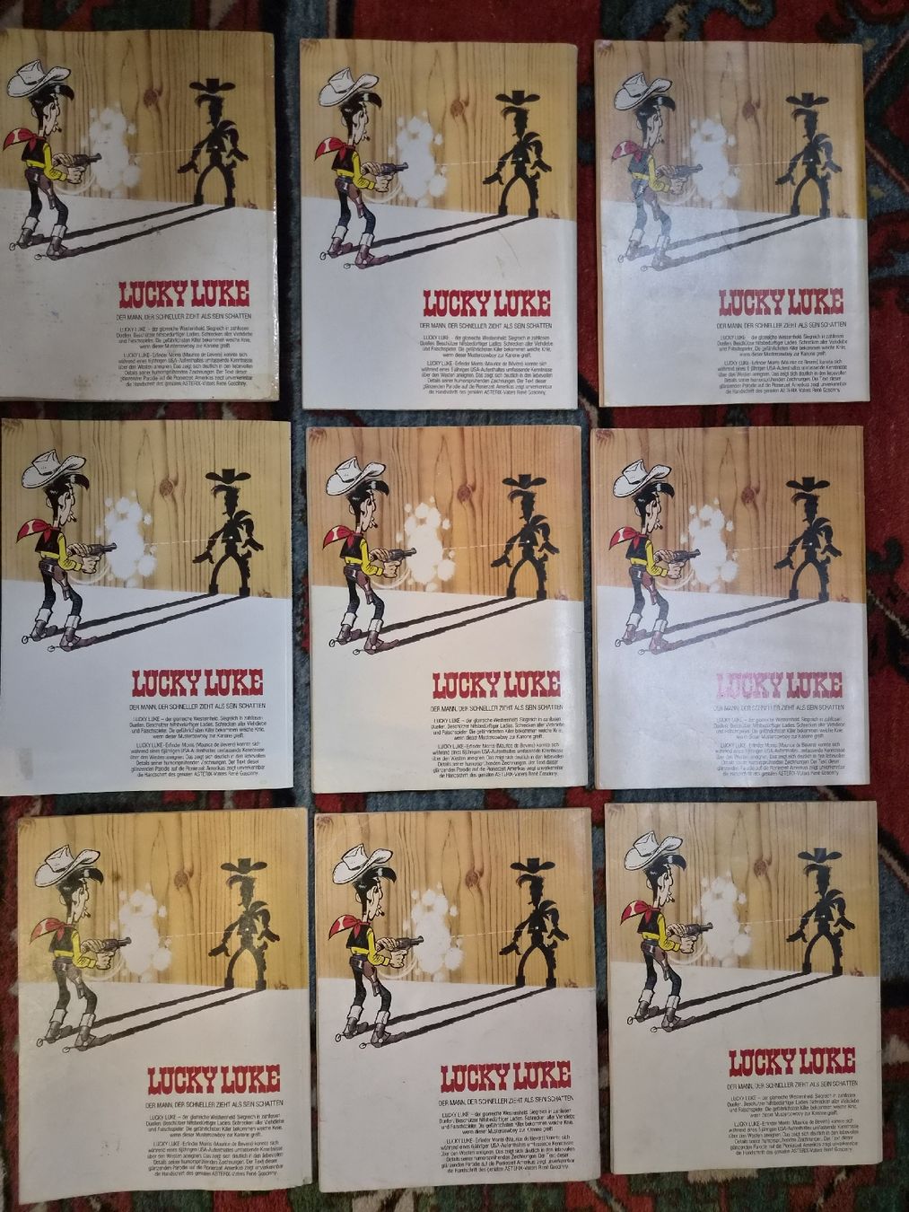 BD: 9 Lucky Luke, Comics – D'occasion à Moosseedorf par wau69 1
