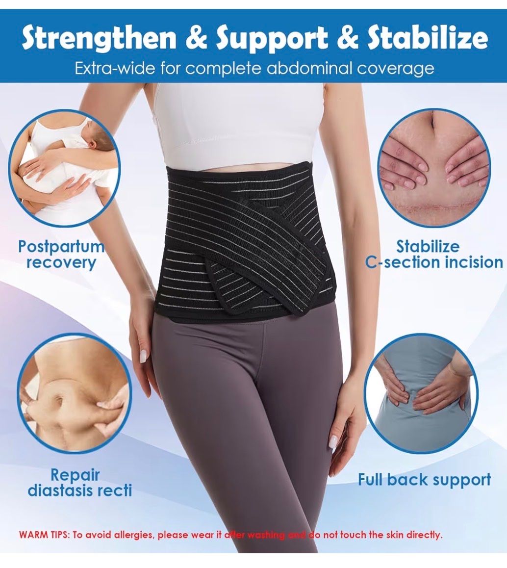 Cinture: Postpartum belly/ abdominal binder/ C-section recovery – Usato da Zürich venduto da rob_9ly9 1