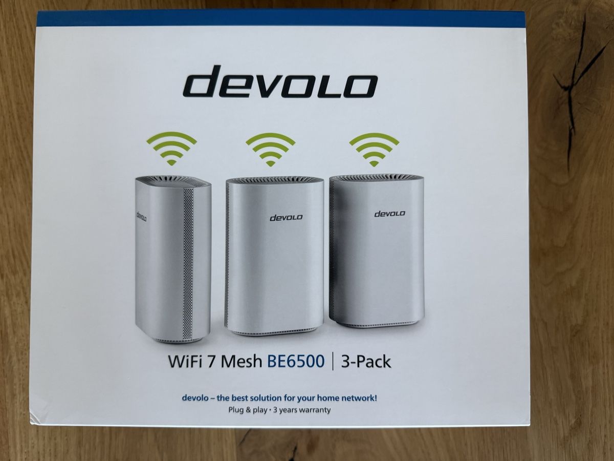 Devolo Modems & Router: Devolo WIFI 7 Mesh BE6500 3-pack - Router - WLAN – Neu (gemäss Beschreibung) aus Wattwil von AlcatronIntelligence
