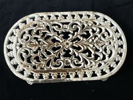 Vintage Topfuntersetzer, Metall, Shabby Chic, Deko!