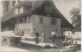 LANDWIRTSCHAFT/HOLZBAU 1910 Scheunenbau