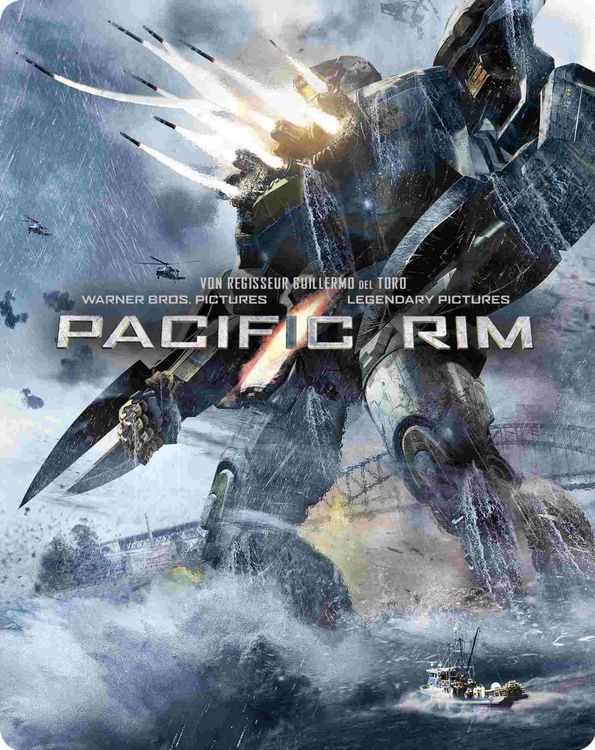 Pacific Rim (2013) Steelbook/Del Toro/Ron Perlman/Idris Elba (Neu ...
