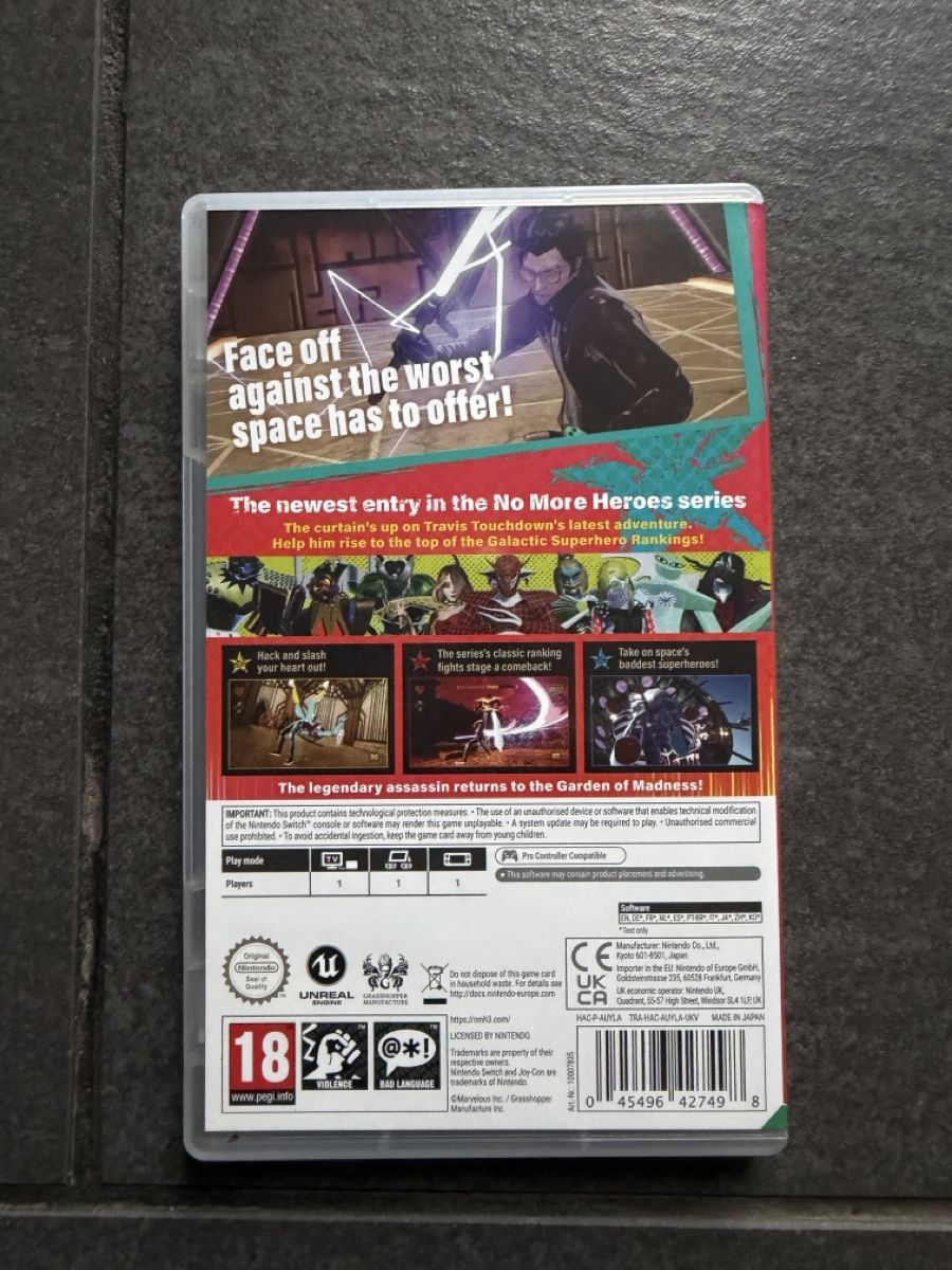 Nintendo Giochi: Nintendo Switch No More Heroes 3 – Usato da Zürich venduto da cENS0R 1