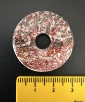 Donut Anhänger Jaspis Leopardenfell ca. 4cm