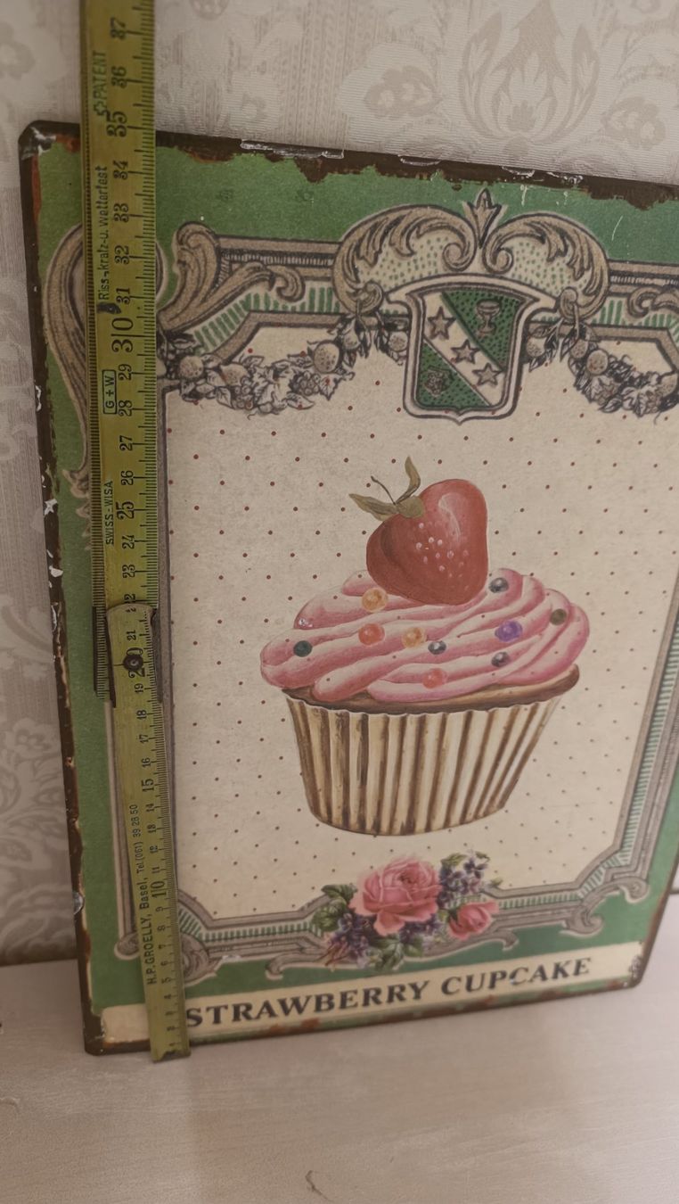 Insegne: Cupcake wanddeko shabby chic – Usato da Zürich venduto da Jul69 2