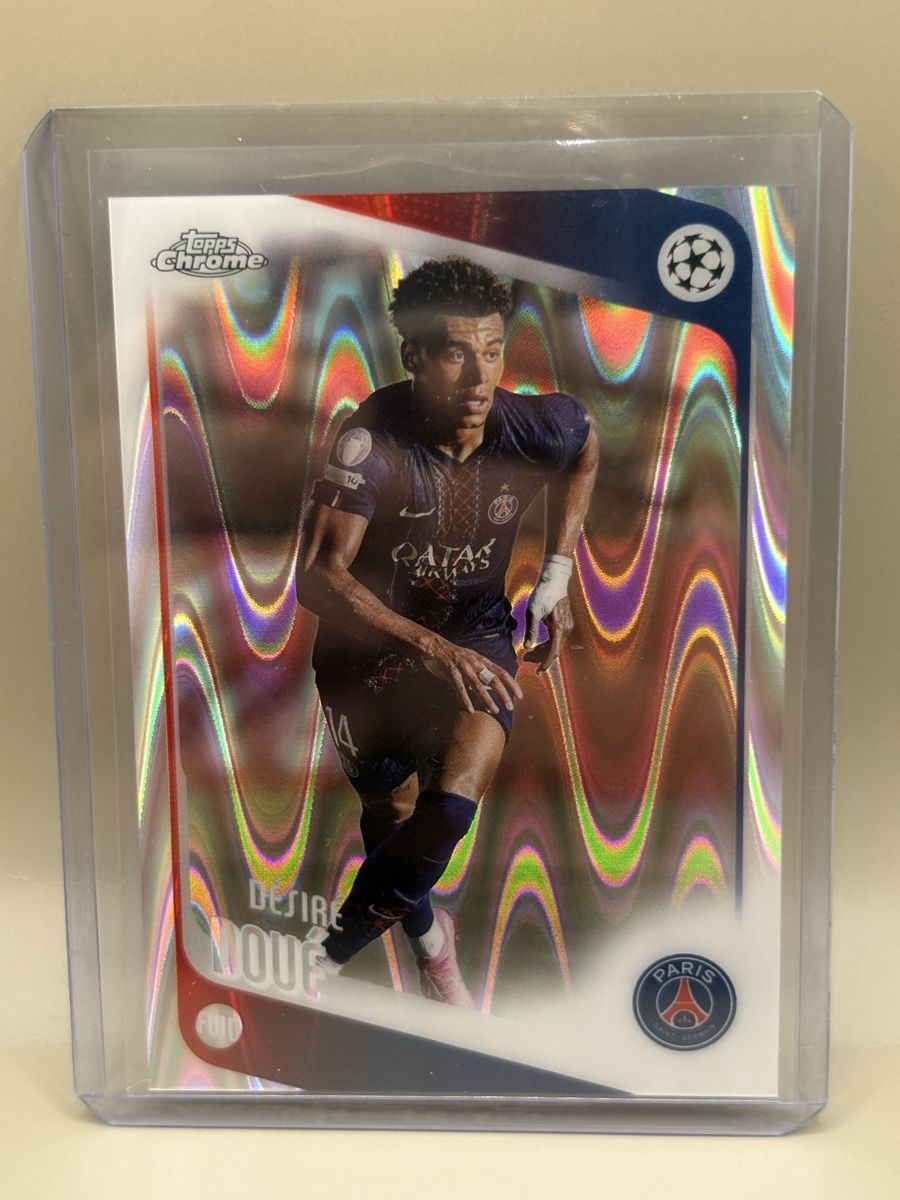 Topps Sammelbilder & Trading cards: Topps Chrome UCC - Desire Doue - Wave Refractor – Neu (gemäss Beschreibung) aus Oberbuchsiten von Bananefrappe93