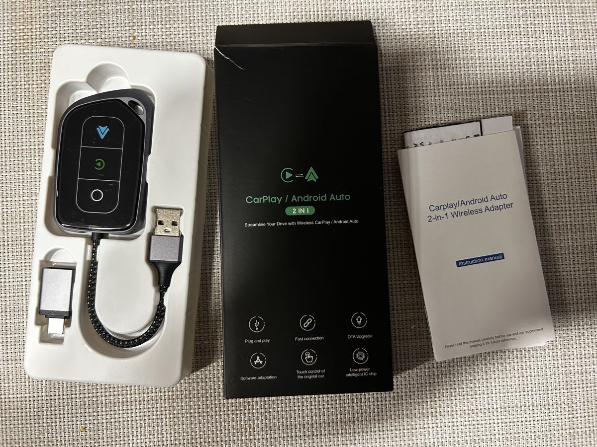 Unità & Adattatore: Wireless CarPlay/ Android Auto Adapter – Usato da Lyss venduto da Samsu