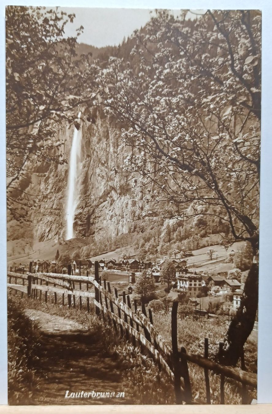 Cartoline postali: BE, No. 1260, Lauterbrunnen – Usato da Aarau Rohr venduto da mgvw