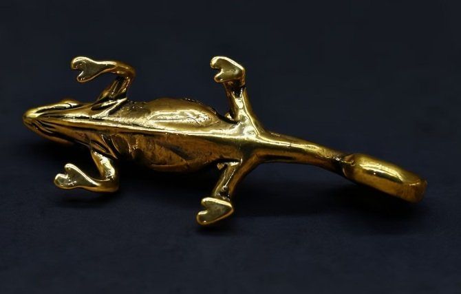 Statuette: Chamäleon aus Messing – Nuovo (secondo la descrizione) da Uerkheim venduto da Kaufoption 4