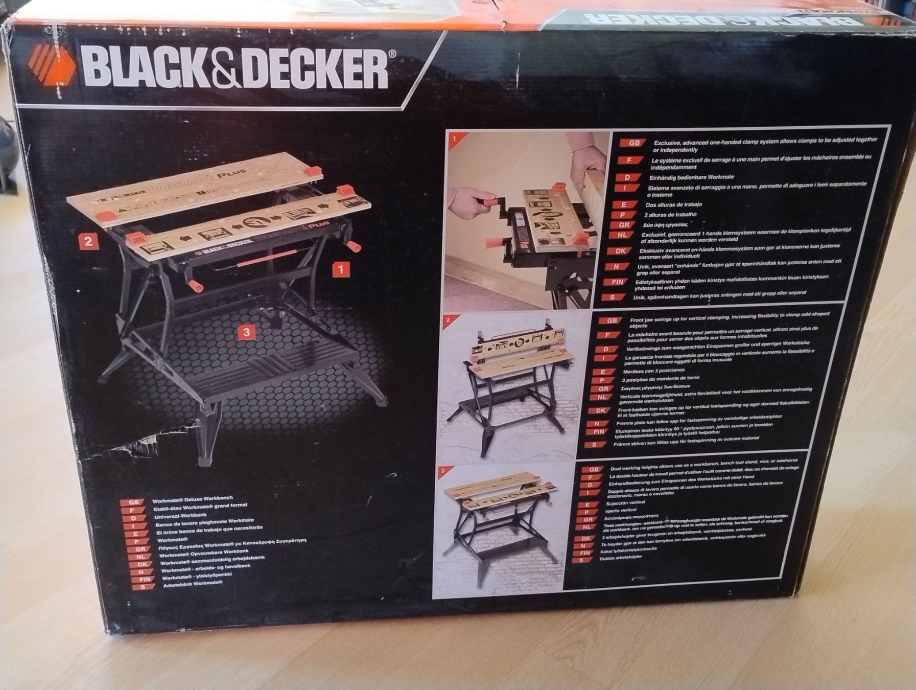 Banchi da lavoro: BLACK+DECKER Mobile Werkbank Workmate WM825 – Nuovo e nell'imballaggio originale da Lichtensteig venduto da ubest 2