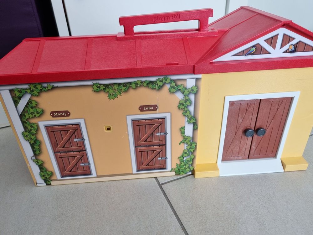 Playmobil Pferdestall zum mitnehmen | Kaufen auf Ricardo