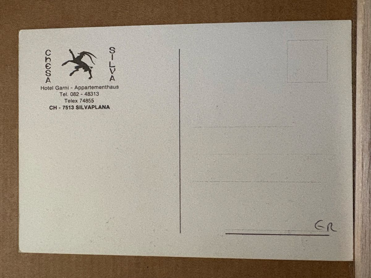 Cartoline postali: AK von Hotel Garni in Silvaplana – Usato da Rümlang venduto da Kartenpost1 1