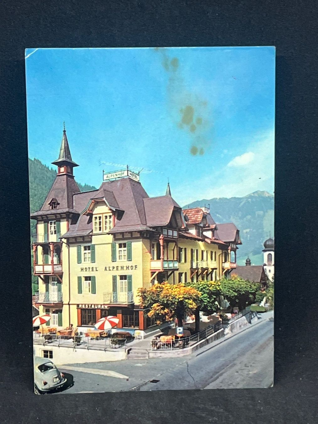 Cartoline postali: Ansichtskarte: Hotel Alpenhof-Post, Melchtal – Usato da Widnau venduto da Brusi9