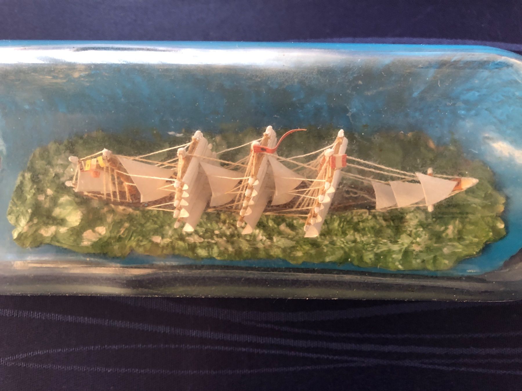 Kit di modellismo & Modellini statici: Buddelschiff / Flaschenschiff Viermaster – Usato da Steffisburg venduto da bwt56 3